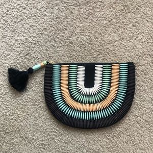 Stella & Dot Half Circle Clutch Bag - Half Moon Clutch Purse